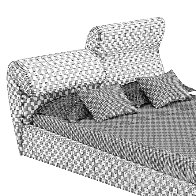 Trinity bed 3DS Max Model - thumbnail 6