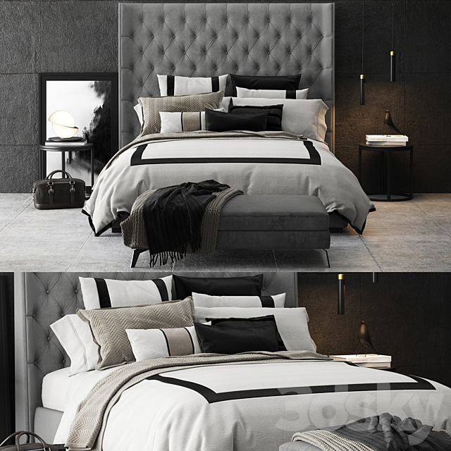 Turman bed 3DSMax File - thumbnail 1