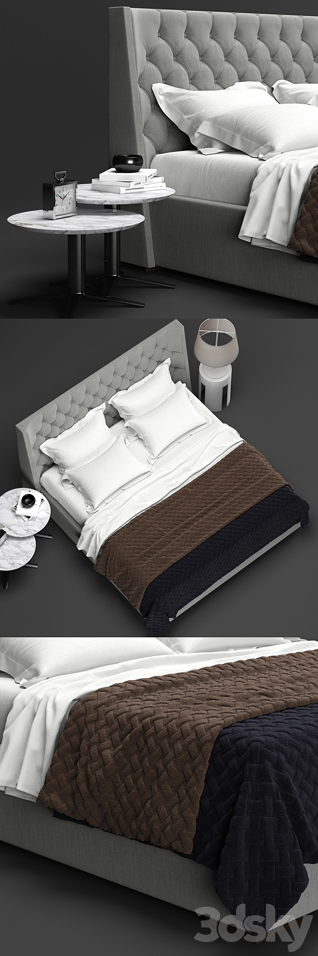 Turman Low Bed. Meridiani 3DSMax File - thumbnail 2