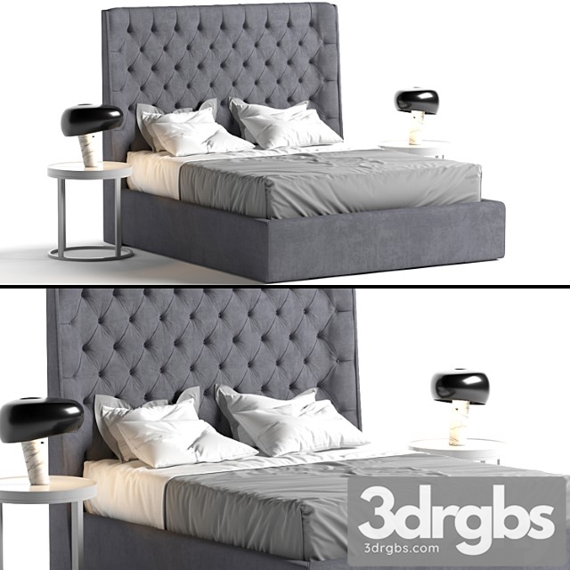 Turman meridiani bed 2 3dsmax Download - thumbnail 1