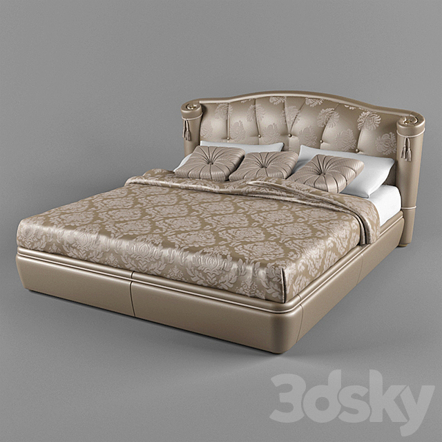 turri milo bed 3DSMax File - thumbnail 1