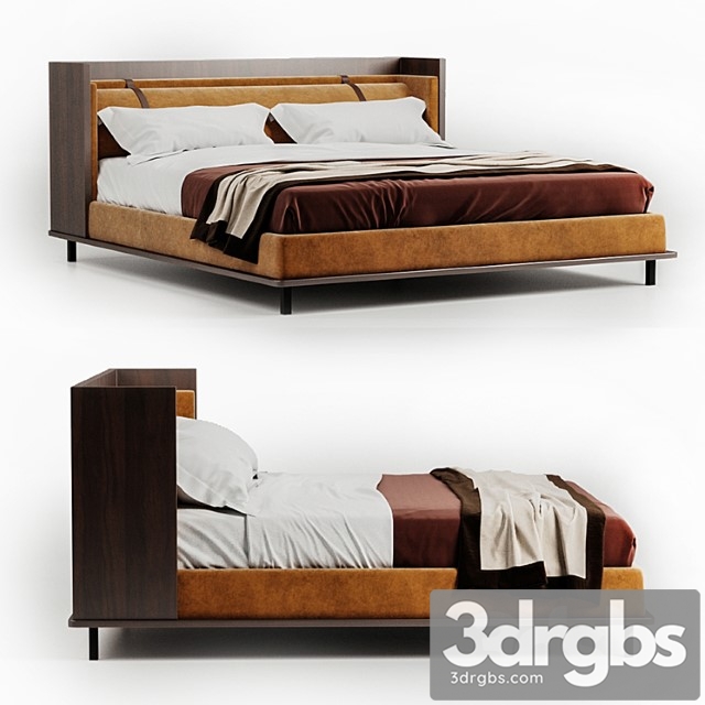 Twelve am bed by molteni & c 2 3dsmax Download - thumbnail 1