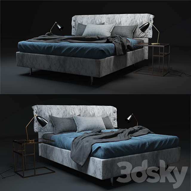 Twils Giselle bed_set 3DSMax File - thumbnail 1