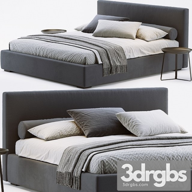 Twils Max Bed 3dsmax Download - thumbnail 1