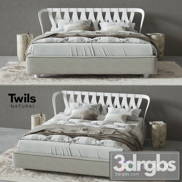 Twils Natural Bed 02 3dsmax Download - thumbnail 1