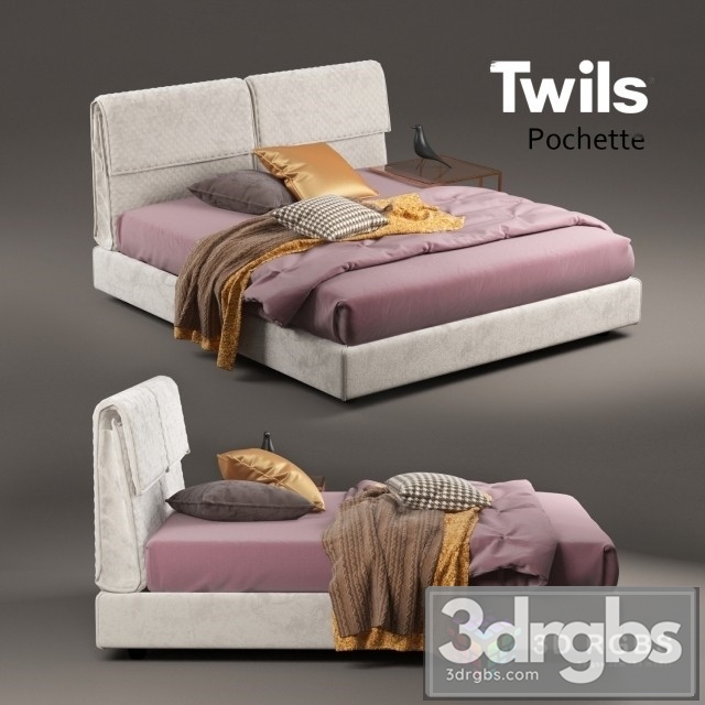 Twils Pochette Bed 3dsmax Download - thumbnail 1