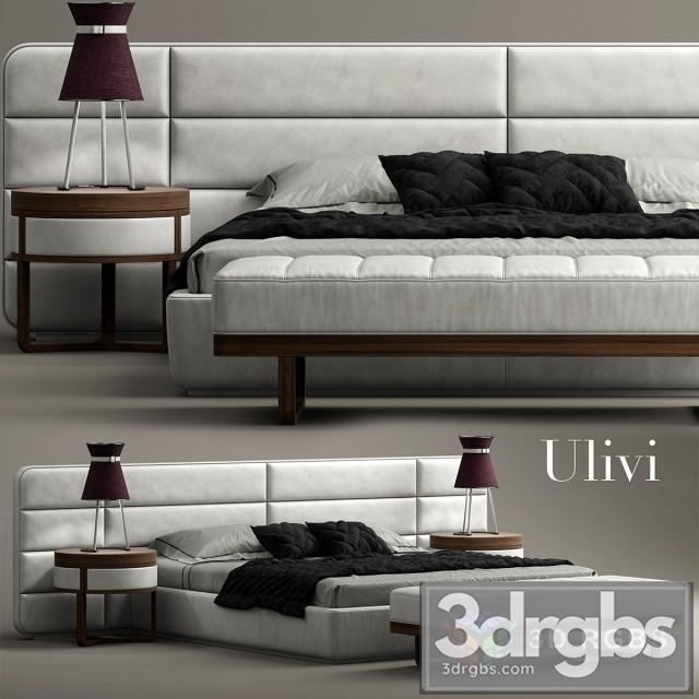 Ulivi Master Bed 3dsmax Download - thumbnail 1