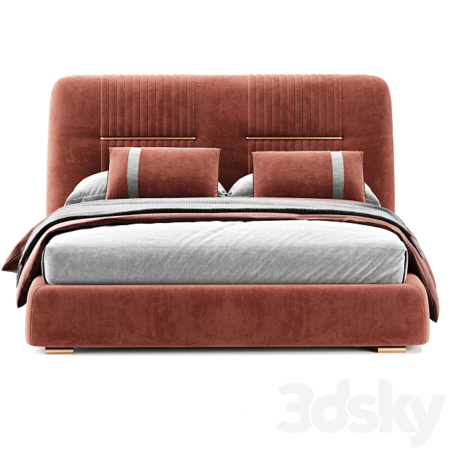 Ulivi Salotti Omer Bed 3DSMax File - thumbnail 3