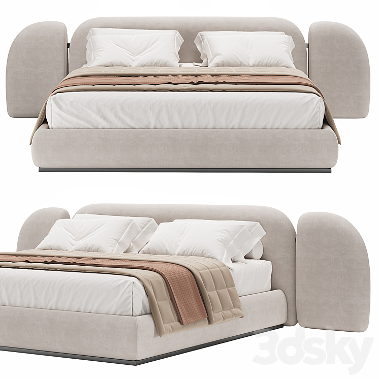 Vao bed 3DS Max Model - thumbnail 2