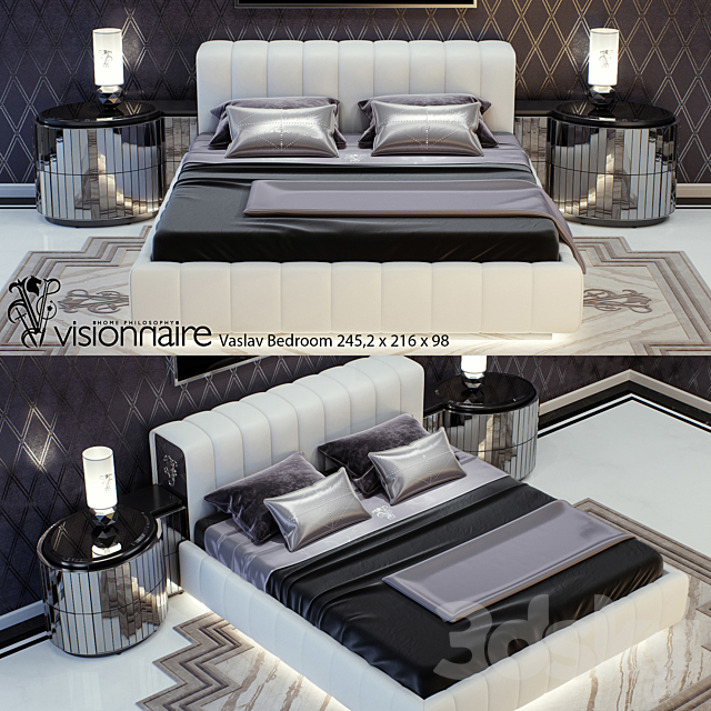 Vaslav_bed 3DSMax File - thumbnail 1