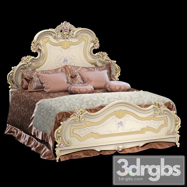 Versailles AMG Bed 3dsmax Download - thumbnail 1