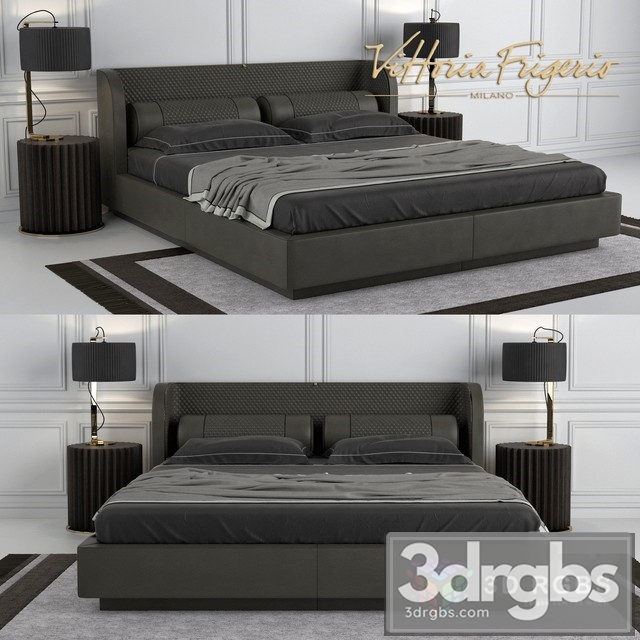 VF Bellini Bed 3dsmax Download - thumbnail 1