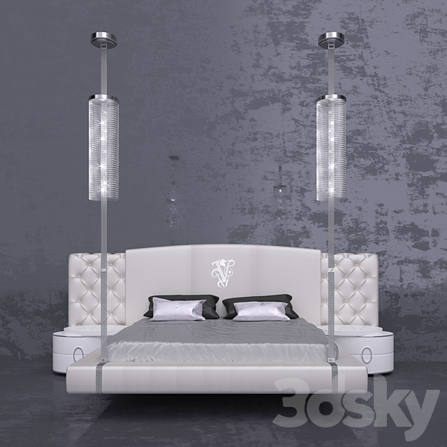 Visionnaire Beauforts Letto-bed Ipe Cavalli 3DSMax File - thumbnail 2