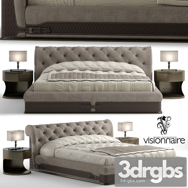 Visionnaire Chester Laurence Bed 3dsmax Download - thumbnail 1