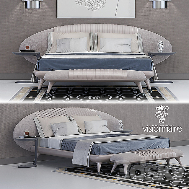 Visionnaire Princess Bed 3DSMax File - thumbnail 1