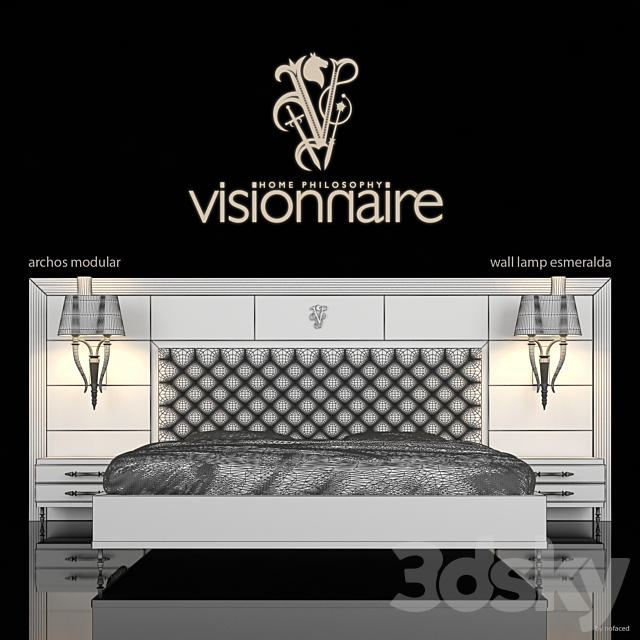 visionnare archos modular bed 3DSMax File - thumbnail 2