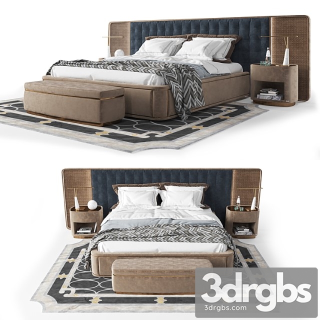 Vissionnaire bedroom set 2 3dsmax Download - thumbnail 1