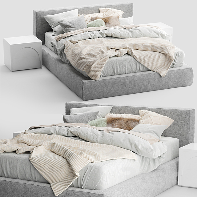 Vittoria Bold Bed 3DSMax File - thumbnail 1