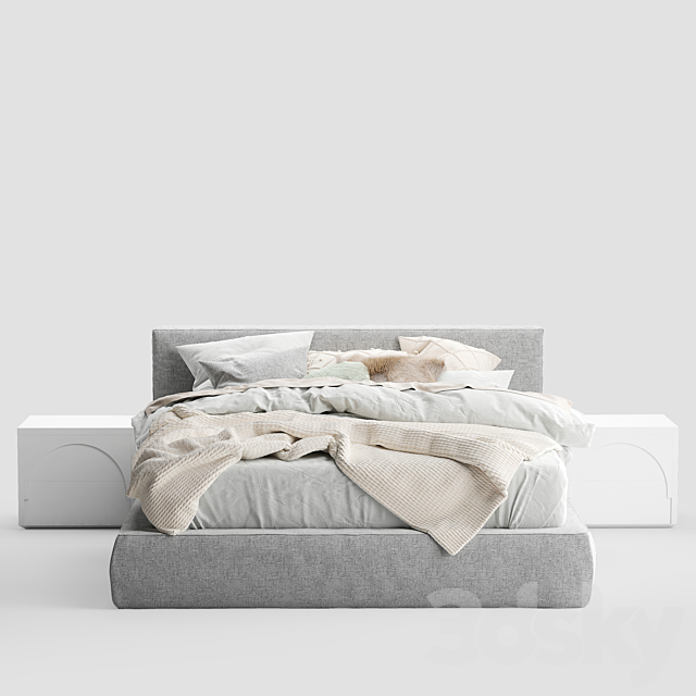 Vittoria Bold Bed 3DSMax File - thumbnail 3