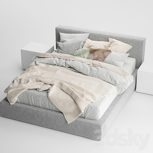 Vittoria Bold Bed 3DSMax File - thumbnail 4