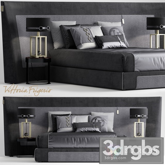 Vittoria Frigerio Duse Bed 3dsmax Download - thumbnail 1