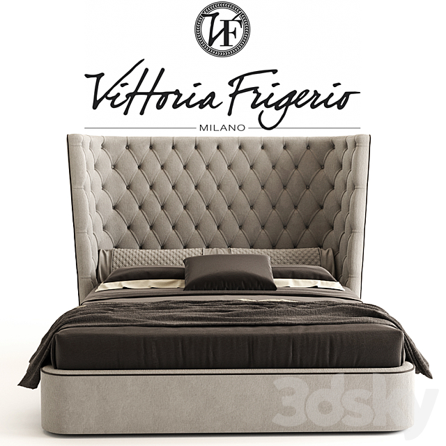 Vittoria Frigerio Medici high bed 3DSMax File - thumbnail 2