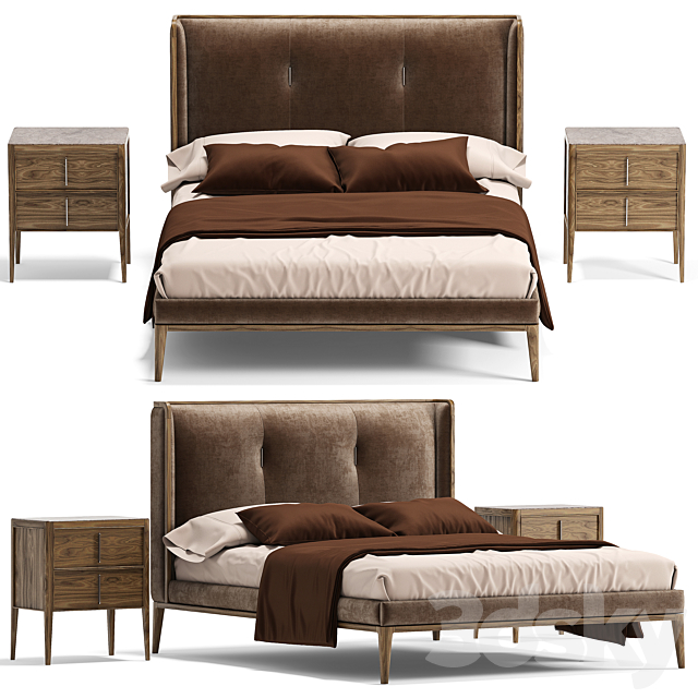 Volpi hanna bed 3DSMax File - thumbnail 1