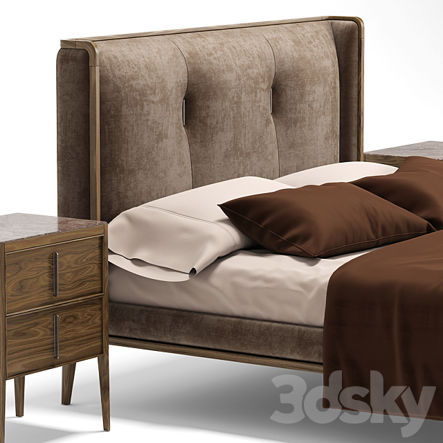 Volpi hanna bed 3DSMax File - thumbnail 2