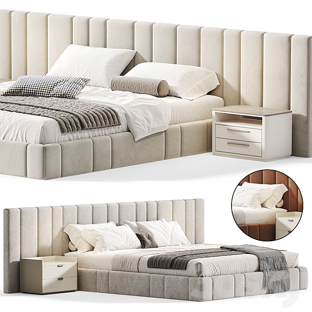 Wade Bed By Elmalekfurniture 3ds Max - thumbnail 1