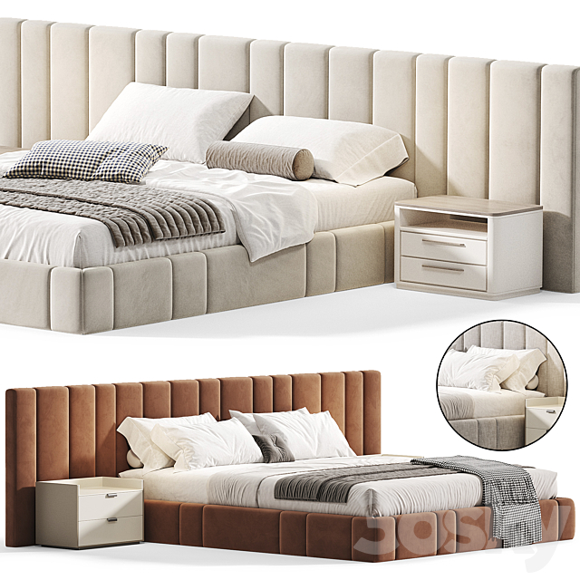 Wade Bed By Elmalekfurniture 3ds Max - thumbnail 2