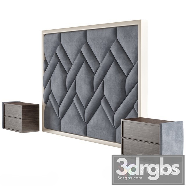 Wall Headboard Collection 02 3dsmax Download - thumbnail 1