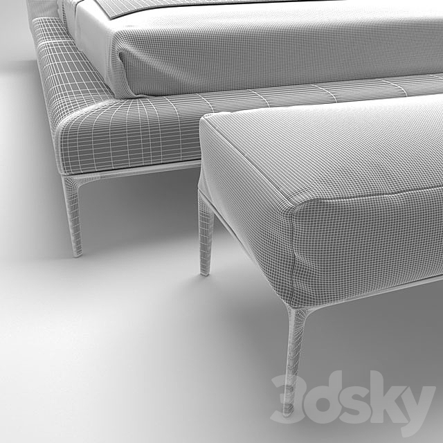 Walter_Knoll-Jaan_bed 3DS Max Model - thumbnail 3