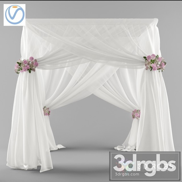 Wedding Canopy 3dsmax Download - thumbnail 1