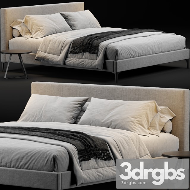 West elm emmett bed 2 3dsmax Download - thumbnail 1