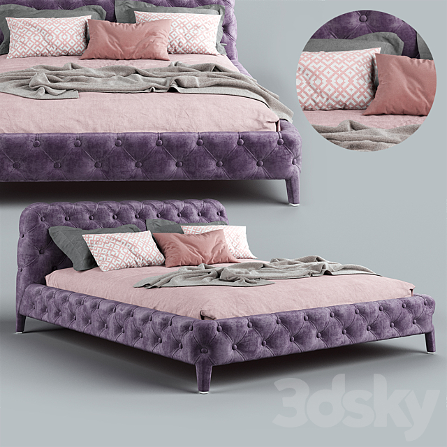 Windsor dream bed 3DSMax File - thumbnail 1