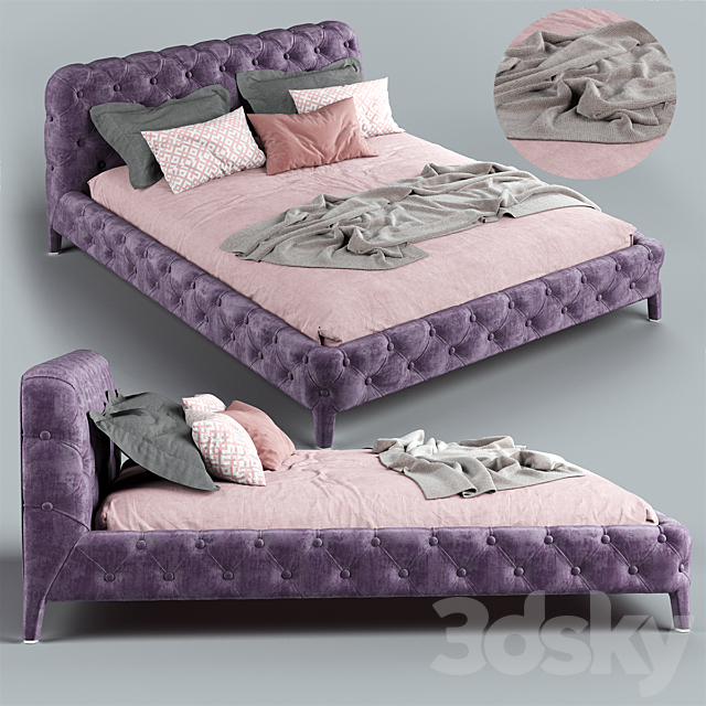 Windsor dream bed 3DSMax File - thumbnail 2