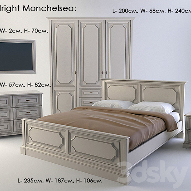 Woodright Monchelsea 3ds Max - thumbnail 1