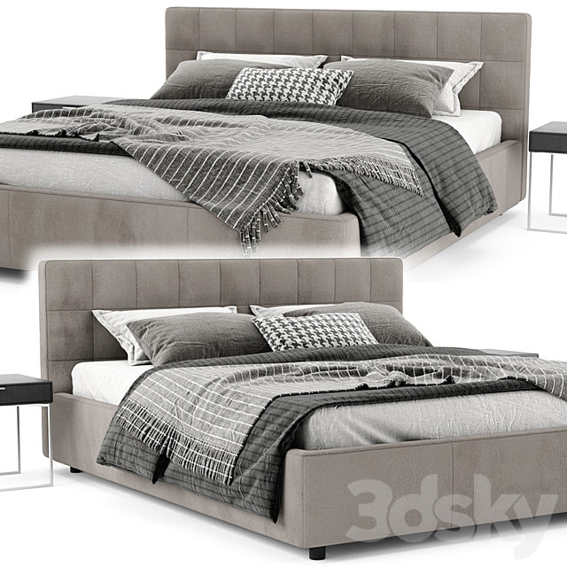 Zanotta Box Bed 3DSMax File - thumbnail 2