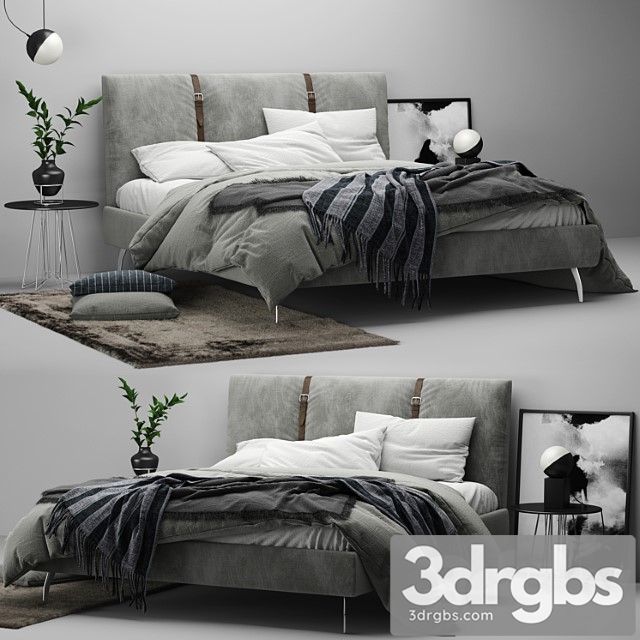 Zanotta Legami Bed 2 3dsmax Download - thumbnail 1