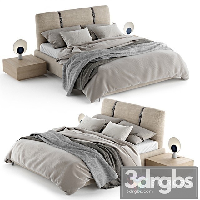 Zanotta Legami Bed 3dsmax Download - thumbnail 1