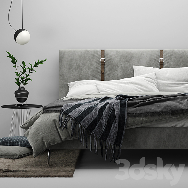 Zanotta Legami Bed 3DSMax File - thumbnail 2