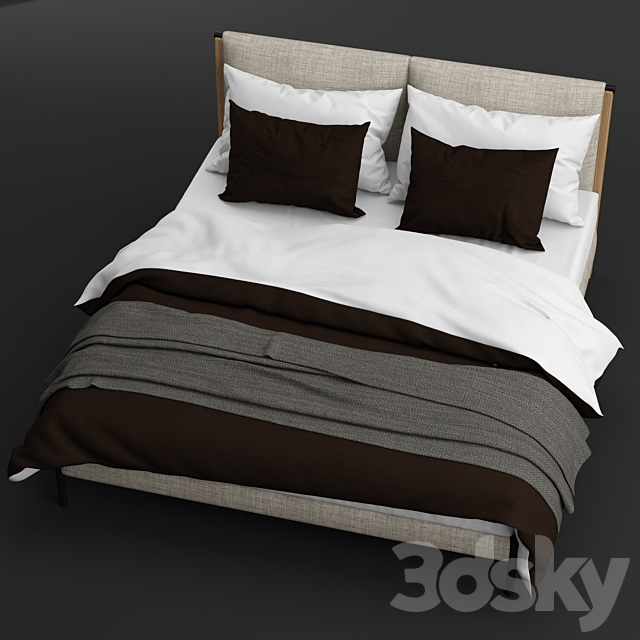 Zanotta ricordi bed 3DSMax File - thumbnail 4