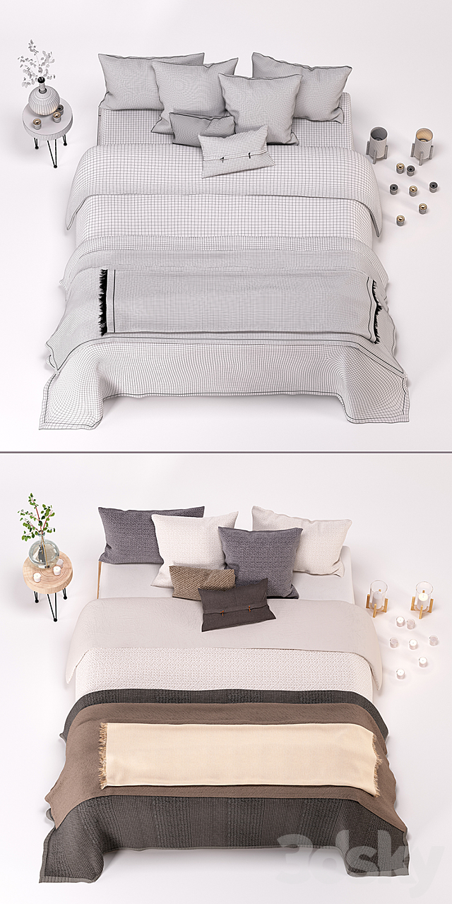 Zara Home_ Linens 3DSMax File - thumbnail 3