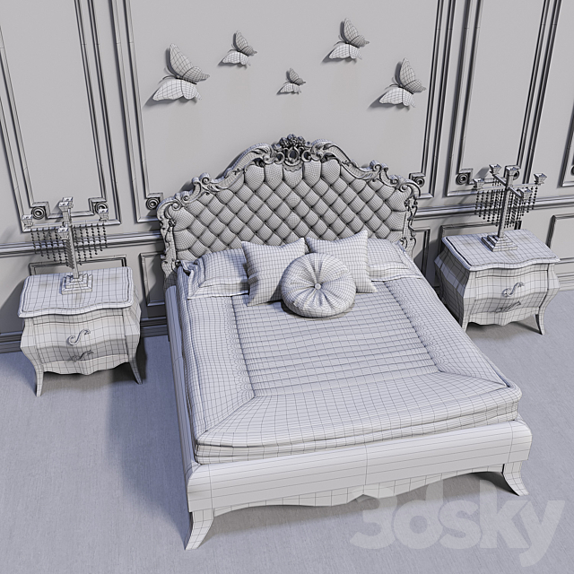 Zebrano Casa EMILY Bedroom 3DSMax File - thumbnail 3