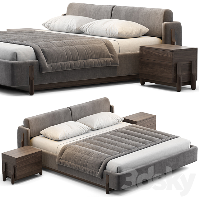 Zegen Bed ASH 3DSMax File - thumbnail 1