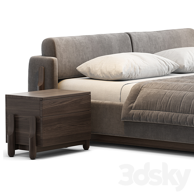 Zegen Bed ASH 3DSMax File - thumbnail 3