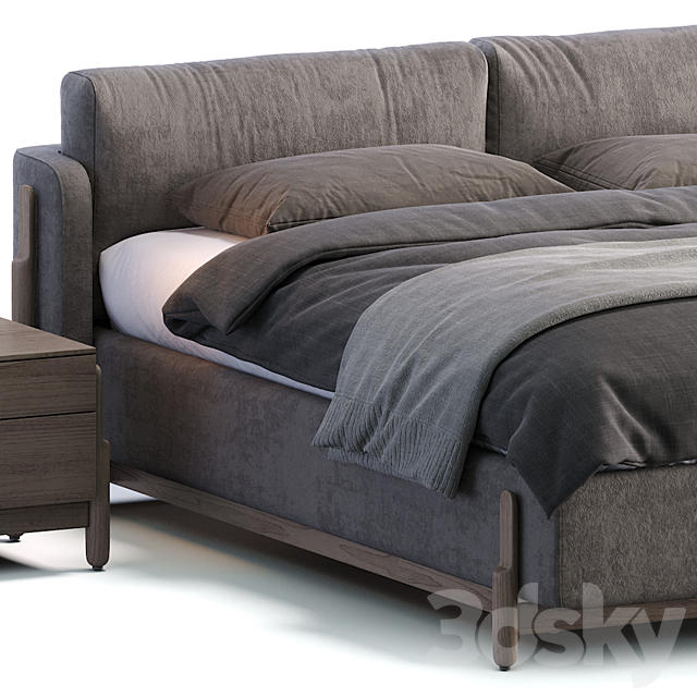 Zegen Bed ASH 3DSMax File - thumbnail 3