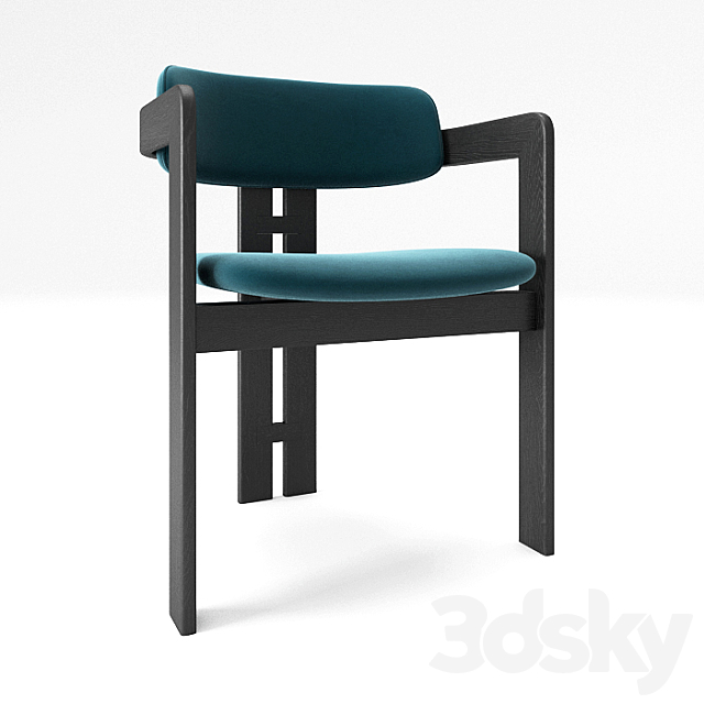 0414 Armchair Gallotti & Radice 3DSMax File - thumbnail 1