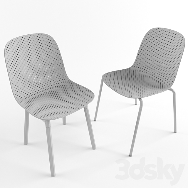 13Eighty chair. Wood. Steel. HAY. 3DS Max Model - thumbnail 3