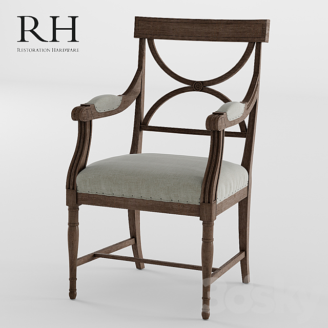 18TH C. GUSTAVIAN X-BACK 3DSMax File - thumbnail 3